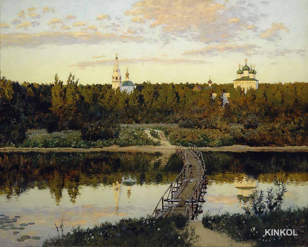 Тихая обитель. 1890. Государственная Третьяковская галерея, Москва