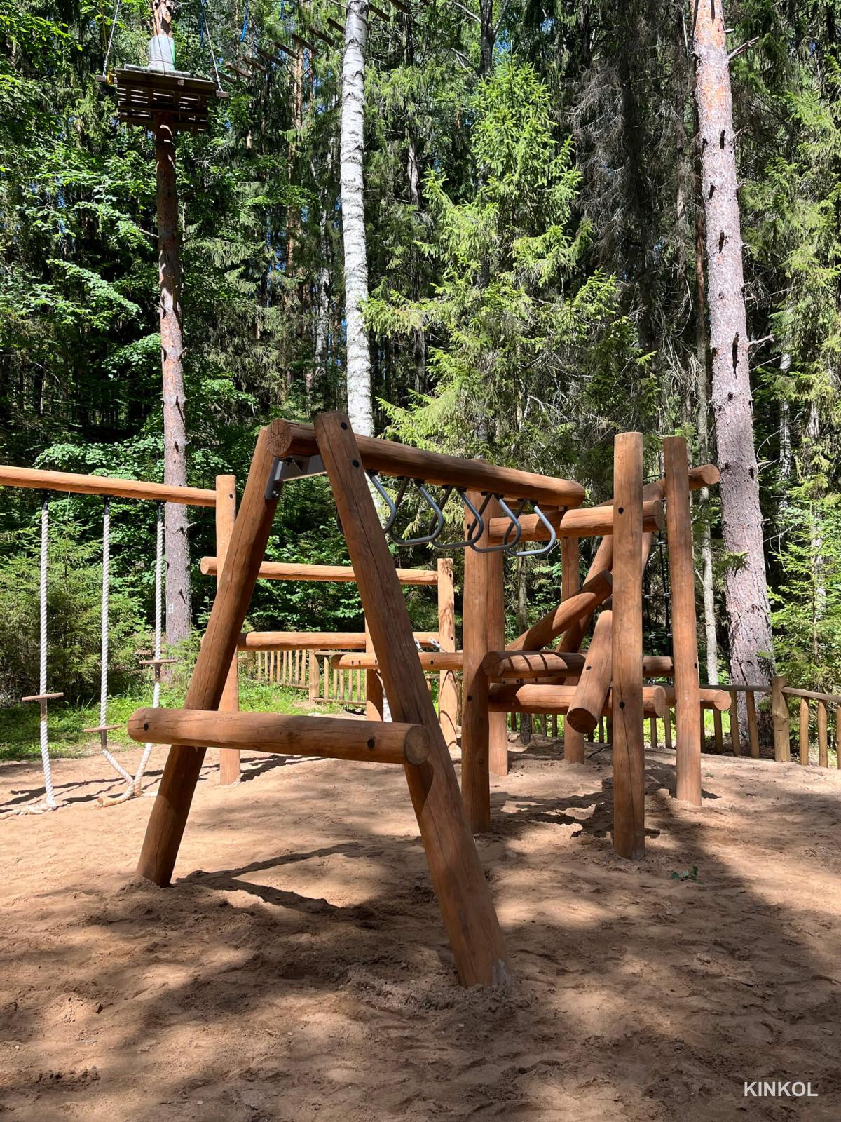 Детский городок в экопарке «Иволга» в Плёсе