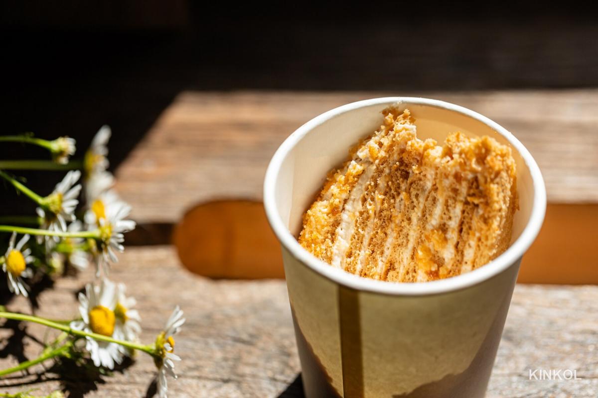 Кулейка в стаканчике в Плёсе