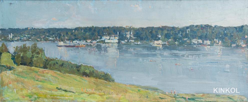 Фёдоров В. А. Плёс из Гореславки. 1954