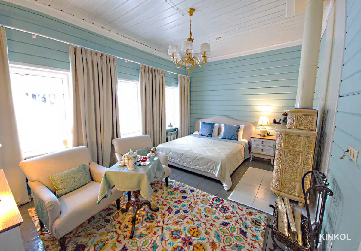 Премиум с камином