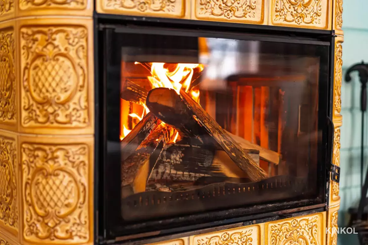 Премиум с камином