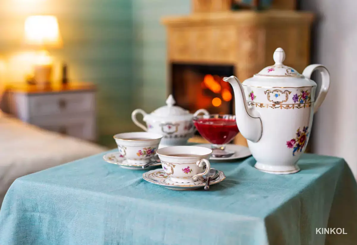 Премиум с камином