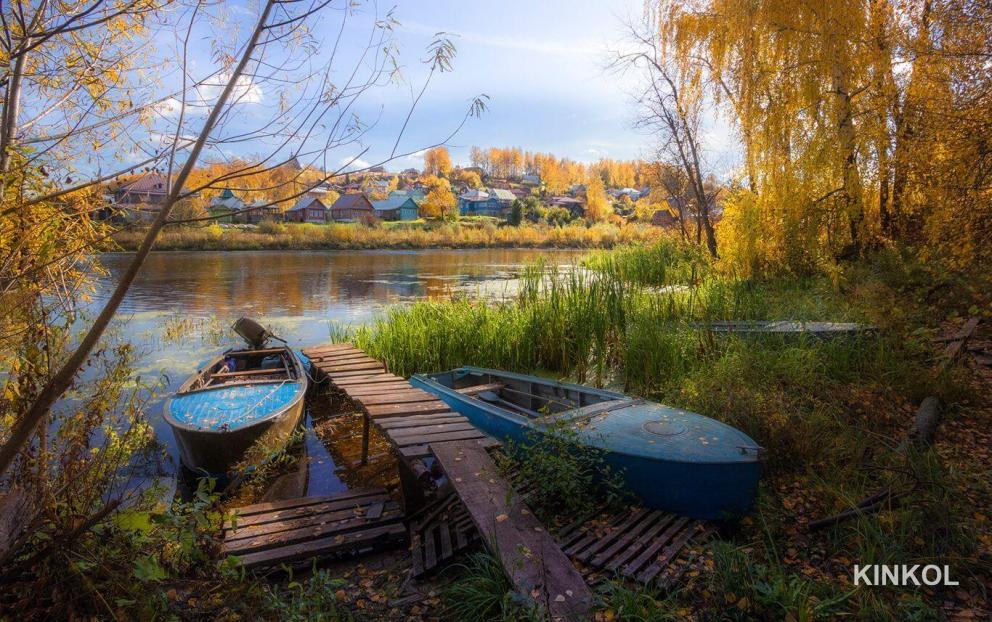 Речка Шохонка в Плёсе