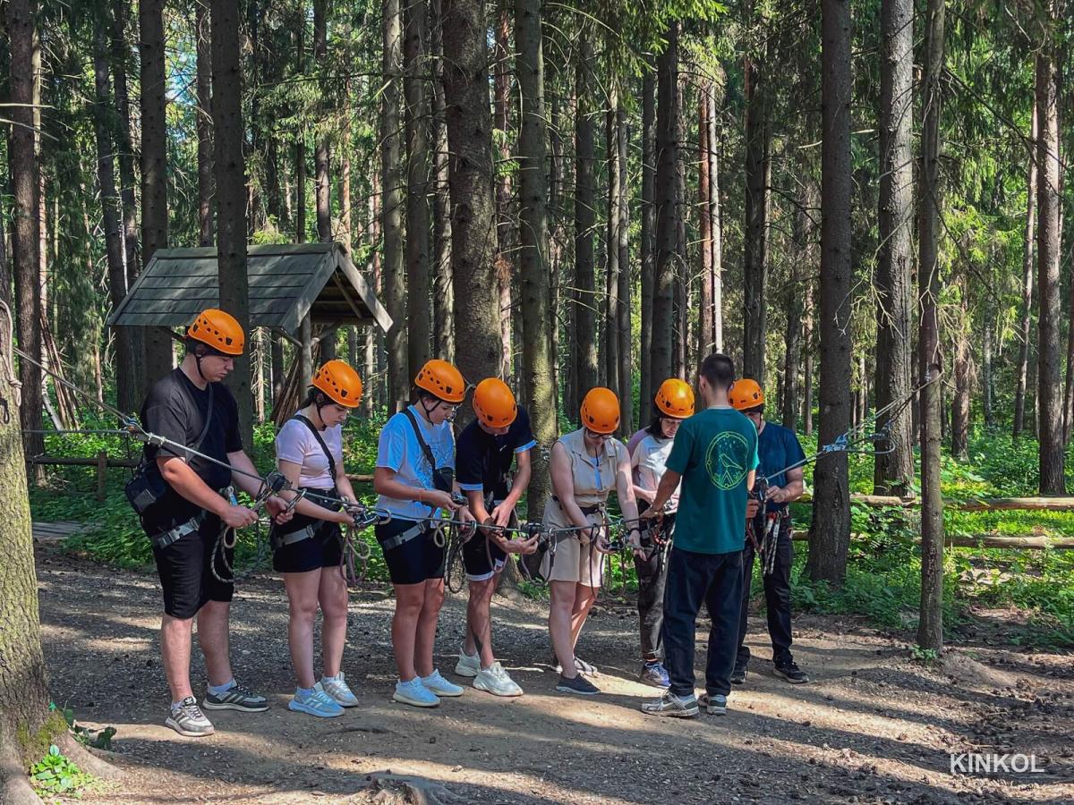 Верёвочные трассы в экопарке «Иволга» в Плёсе