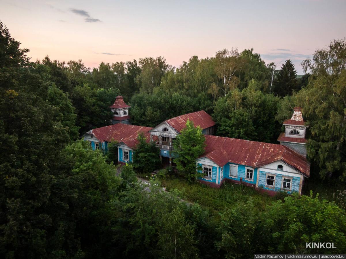 Дача Шаляпина в усадьбе Утешное близ Плёса в настоящее время