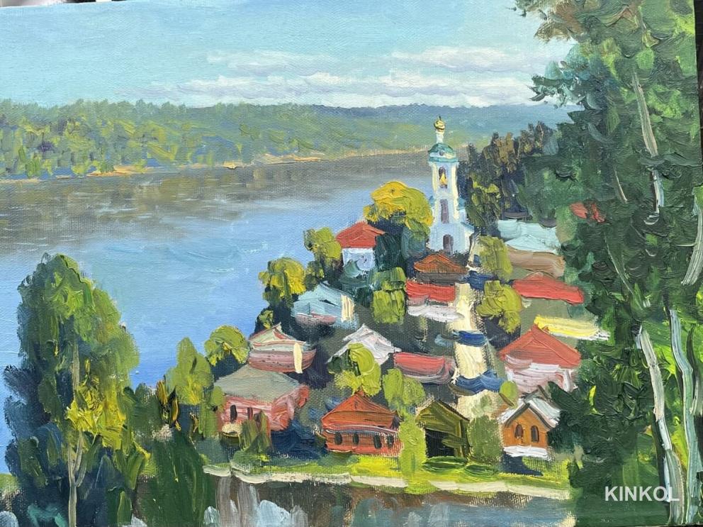 Мастер-класс по живописи в Плёсе