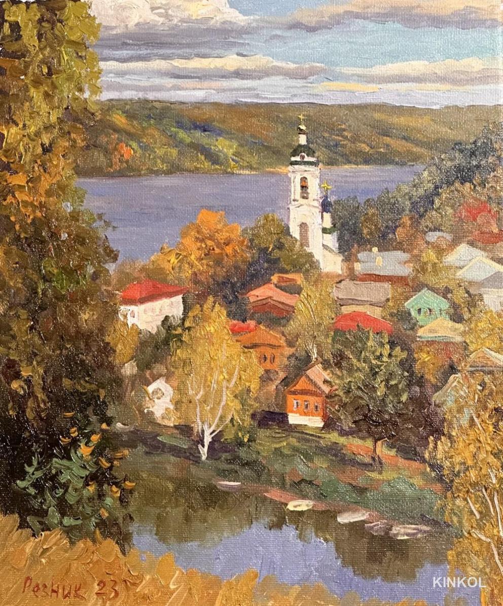 Мастер-класс по живописи в Плёсе