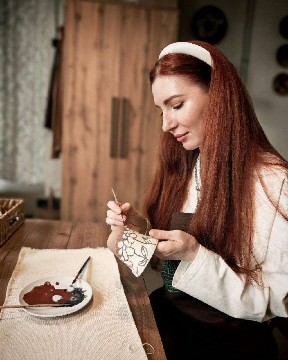 Мастер-класс по росписи керамики