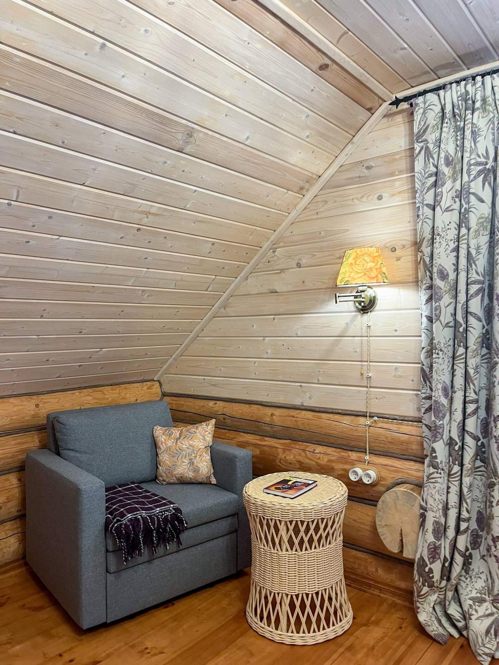 位于维戈洛沃村的带桑拿房的房子