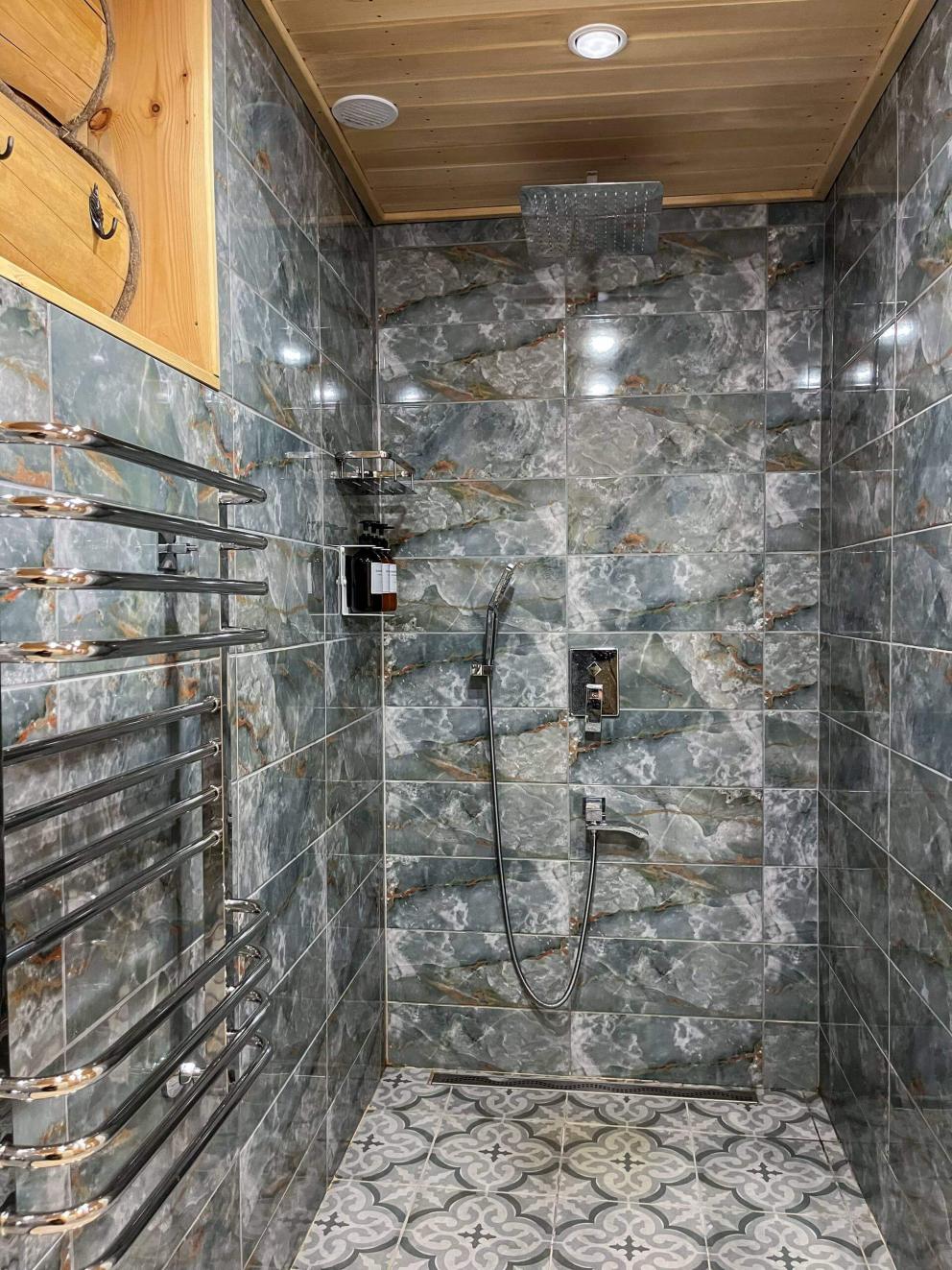 位于维戈洛沃村的带桑拿房的房子