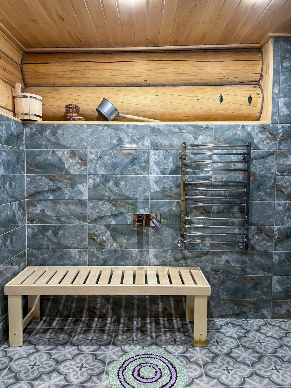 位于维戈洛沃村的带桑拿房的房子