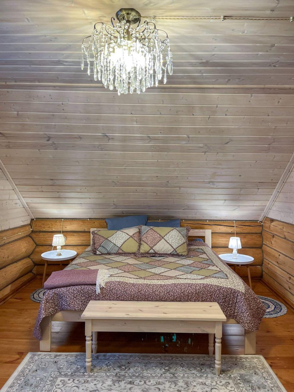 位于维戈洛沃村的带桑拿房的房子