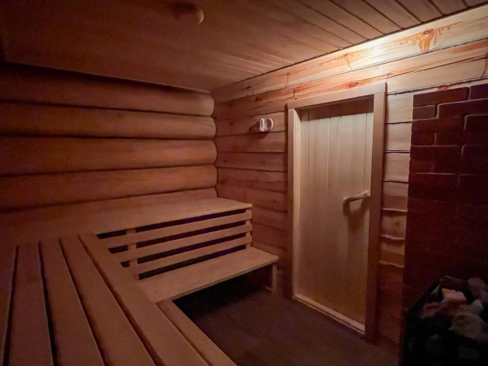 位于维戈洛沃村的带桑拿房的房子