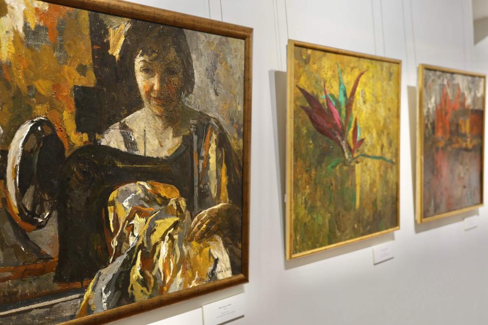 《俄罗斯联邦人民艺术家拉伊萨·列别杰娃》展览